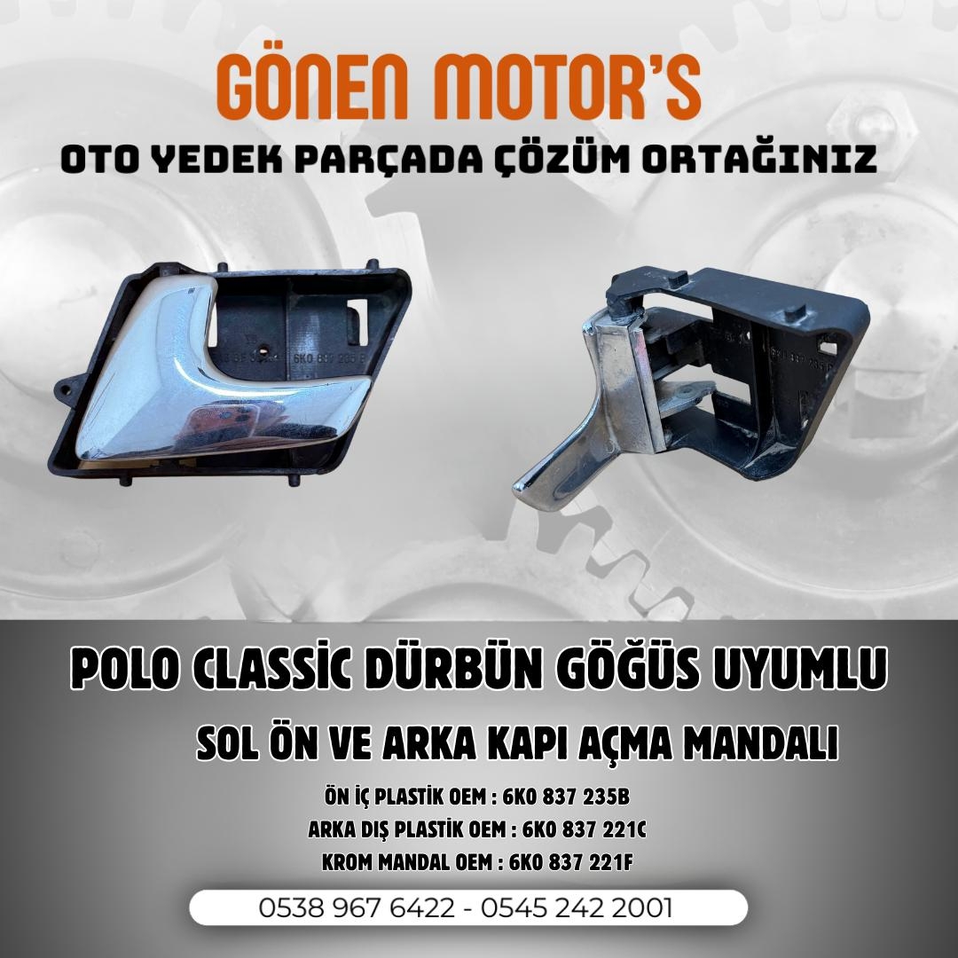 230 - Kapı Açma Mandalı Sol Ön – 6K0 837 235B